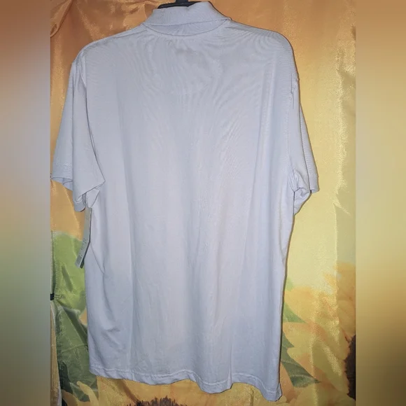 BERKELEY & JENSEN Men's Lavender Polo Shirt L - Picture 2 of 8